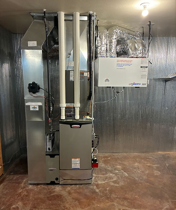 Furnace Install New furnace installation